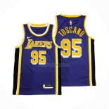 Camiseta Los Angeles Lakers Juan Toscano-Anderson NO 95 Statement 2020-21 Violeta