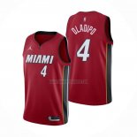 Camiseta Miami Heat Victor Oladipo NO 4 Statement 2020-21 Rojo