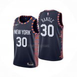 Camiseta New York Knicks Julius Randle NO 30 Ciudad Edition 2019-20 Azul
