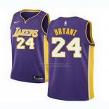 Camiseta Nino Los Angeles Lakers Kobe Bryant NO 24 Statehombret 2017-18 Violeta