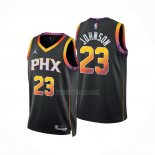 Camiseta Phoenix Suns Cameron Johnson NO 23 Statement 2022-23 Negro