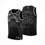 Camiseta San Antonio Spurs Devin Vassell NO 24 Classic 2022-23 Negro