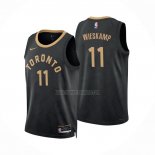 Camiseta Toronto Raptors Joe Wieskamp NO 11 Ciudad 2022-23 Negro