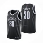 Camiseta Brooklyn Nets Seth Curry NO 30 Icon 2021-22 Negro