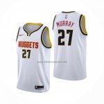 Camiseta Denver Nuggets Jamal Murray NO 27 Association Blanco