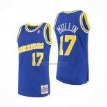 Camiseta Golden State Warriors Chris Mullin NO 17 Mitchell & Ness 1993-94 Azul