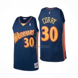Camiseta Golden State Warriors Stephen Curry NO 30 Mitchell & Ness 2009-10 Azul