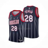 Camiseta Houston Rockets Alperen Sengun NO 28 Ciudad 2022-23 Negro
