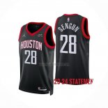 Camiseta Houston Rockets Alperen Sengun NO 28 Statement 2023-24 Negro