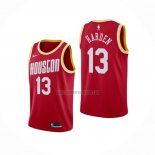 Camiseta Houston Rockets James Harden NO 13 Hardwood Classics Rojo