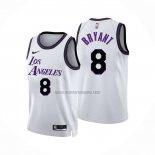 Camiseta Los Angeles Lakers Kobe Bryant NO 8 Ciudad 2022-23 Blanco