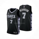 Camiseta San Antonio Spurs Josh Richardson NO 7 Statement 2022-23 Negro