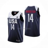 Camiseta USA Khris Middleton 2019 FIBA Basketball World Cup Azul