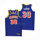 Camiseta Golden State Warriors Stephen Curry NO 30 Classic 2021-22 Autentico Azul