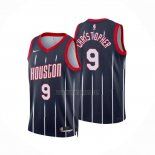 Camiseta Houston Rockets Josh Christopher NO 9 Ciudad 2022-23 Negro