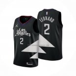 Camiseta Los Angeles Clippers Kawhi Leonard NO 2 Statement 2022-23 Negro