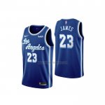 Camiseta Los Angeles Lakers Lebron James NO 23 Classic 2019-20 Azul