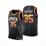 Camiseta Phoenix Suns Kevin Durant NO 35 Statement 2022-23 Negro