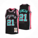 Camiseta San Antonio Spurs Tim Duncan Mitchell & Ness 1998-99 Negro