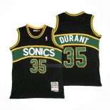 Camiseta Seattle SuperSonics Kevin Durant NO 35 Mitchell & Ness 2007-08 Negro