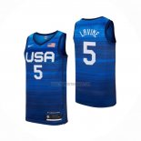 Camiseta USA 2021 Zach LaVine NO 5 Azul