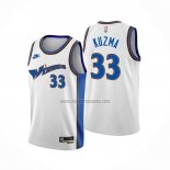 Camiseta Washington Wizards Kyle Kuzma NO 33 Classic 2022-23 Blanco