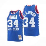 Camiseta All Star 1985 Hakeem Olajuwon NO 34 Azul