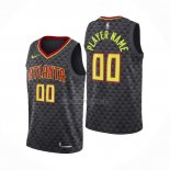 Camiseta Atlanta Hawks Personalizada Icon Negro