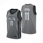 Camiseta Brooklyn Nets Kyrie Irving NO 11 Statement 2019-20 Gris