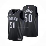 Camiseta Orlando Magic Cole Anthony NO 50 Ciudad 2022-23 Negro