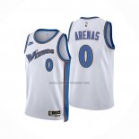 Camiseta Washington Wizards Gilbert Arenas NO 0 Classic 2022-23 Blanco