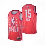 Camiseta All Star 2022 Denver Nuggets Nikola Jokic NO 15 Granate