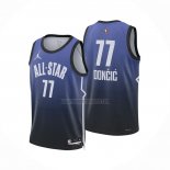 Camiseta All Star 2023 Dallas Mavericks Luka Doncic NO 77 Azul