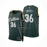 Camiseta Boston Celtics Marcus Smart NO 36 Ciudad 2022-23 Verde