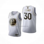 Camiseta Golden Edition Golden State Warriors Stephen Curry NO 30 Blanco