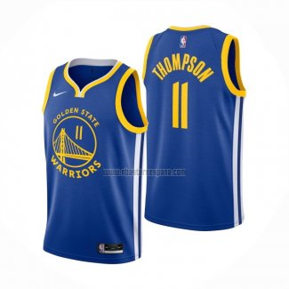 Camiseta Golden State Warriors Klay Thompson NO 11 Icon 2020-21 Azul