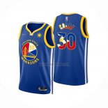 Camiseta Golden State Warriors Stephen Curry NO 30 Filipino Azul
