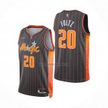 Camiseta Orlando Magic Markelle Fultz NO 20 Ciudad 2021-22 Marron