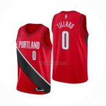 Camiseta Portland Trail Blazers Damian Lillard NO 0 Statement 2019-20 Rojo
