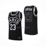 Camiseta AJ x PSG Michael Jordan NO 23 Negro