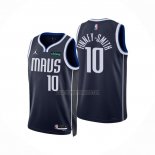 Camiseta Dallas Mavericks Dorian Finney-Smith NO 10 Statement 2022-23 Azul