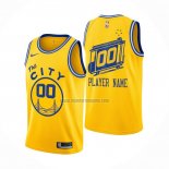 Camiseta Golden State Warriors Personalizada Ciudad Classic Edition Oro