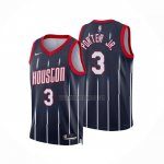 Camiseta Houston Rockets Kevin Porter JR. NO 3 Ciudad 2022-23 Negro