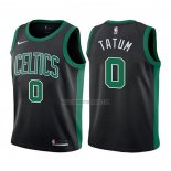 Camiseta Nino Boston Celtics Jayson Tatum NO 0 Statement 2017-18 Negro