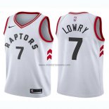 Camiseta Nino Toronto Raptors Kyle Lowry NO 7 Association 2017-18 Blanco