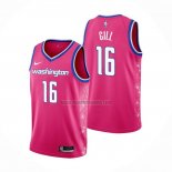Camiseta Washington Wizards Anthony Gill NO 16 Ciudad 2022-23 Rosa