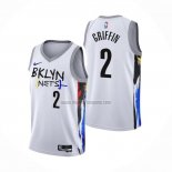 Camiseta Brooklyn Nets Blake Griffin NO 2 Ciudad 2022-23 Blanco