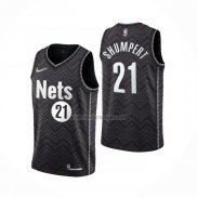 Camiseta Brooklyn Nets Iman Shumpert NO 21 Earned 2020-21 Negro