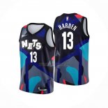 Camiseta Brooklyn Nets James Harden NO 13 Ciudad 2023-24 Negro