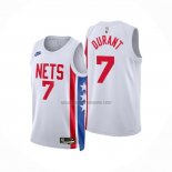Camiseta Brooklyn Nets Kevin Durant NO 7 Classic 2022-23 Blanco